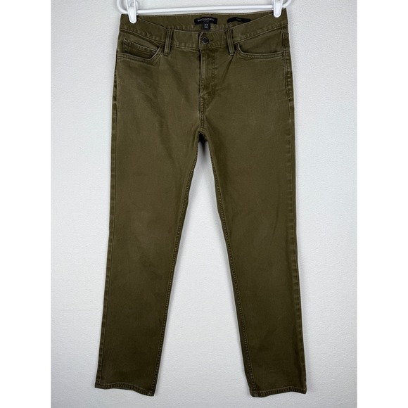 Banana Republic Other - Banana Republic Traveller Jeans Mens 31x28 Vintage Green Slim Fit Denim Stretch